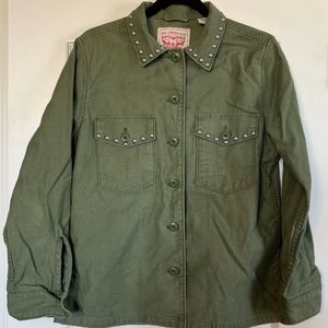 Levi Women’s Army Shirt Jacket Size S